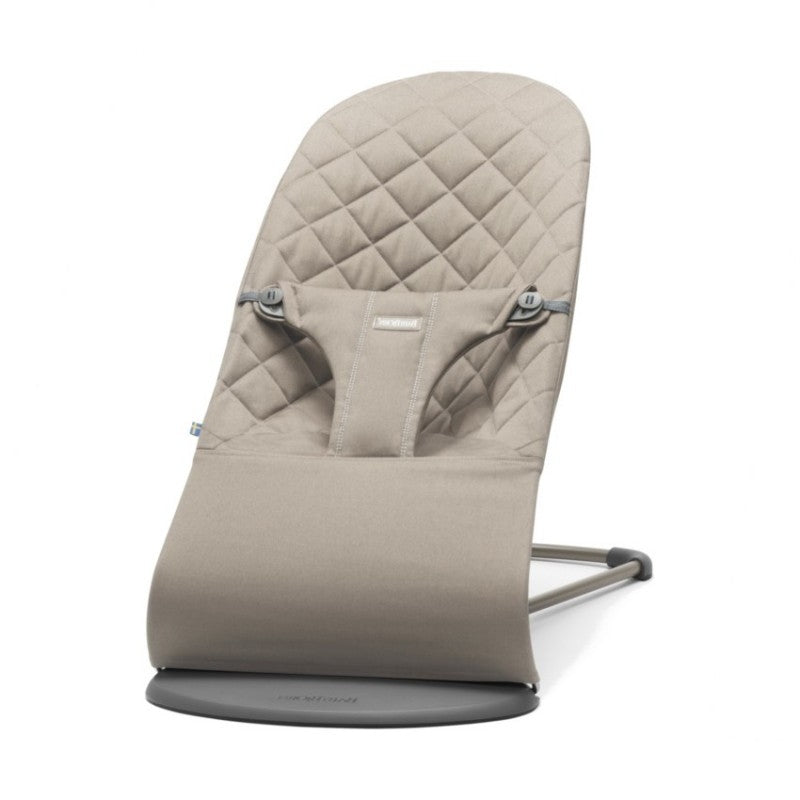 BabyBjorn - Balansoar Bliss Sand Grey, Bumbac - gogobaby.ro