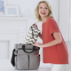 Skip Hop-Geanta de scutece Duo Signature Heather grey