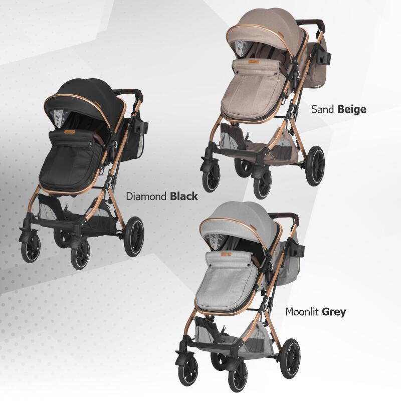Carucior ultracompact 3in1 Coccolle Ravello Diamond black