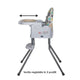Scaun de luat masa multifunctional Coccolle Ziti Beige Dots