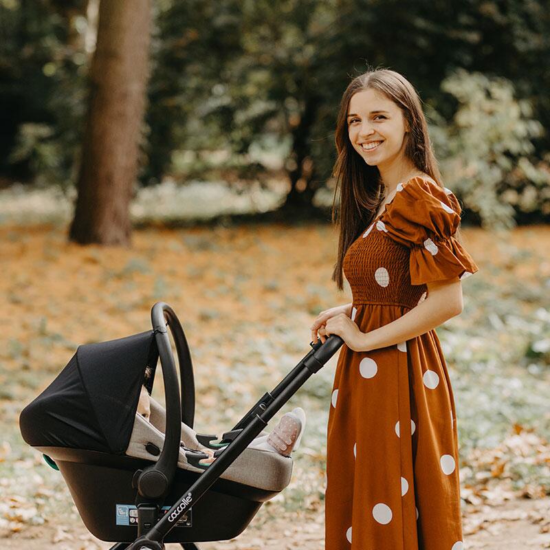 Sistem modular 3in1 Coccolle Lissia Butternut beige - gogobaby.ro