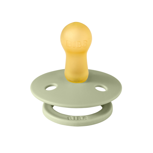 BIBS - Suzeta Colour Latex, tetina rotunda, 6+ luni, ambalaj premium-Sage