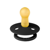BIBS - Suzeta Colour Latex, tetina rotunda, 6 luni +-Black