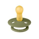 BIBS - Suzeta Colour Latex, tetina rotunda, 6 luni +-Olive