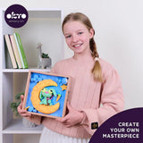 Set creatie Wood & Craft - Little Worlds, 21*21cm - Bunny Moon