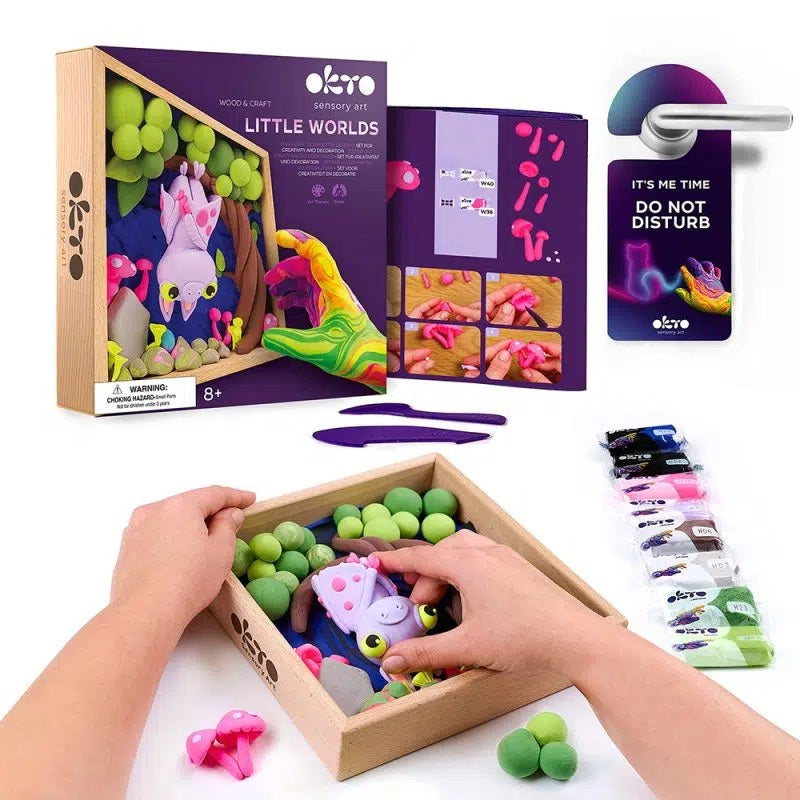 Set creatie Wood & Craft - Little Worlds, 21*21cm - Bat