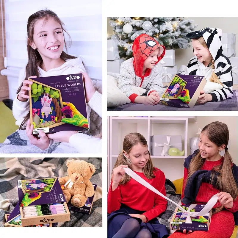 Set creatie Wood & Craft - Little Worlds, 21*21cm - Bat