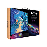 Set pictura 3D cu argila usoara, 29*29 cm - Manga - Water