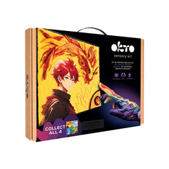 Set pictura 3D cu argila usoara, 29*29cm - Manga - Fire