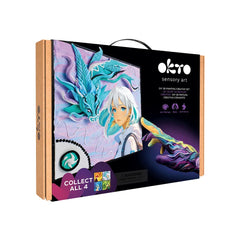 Set pictura 3D cu argila usoara, 29*29cm - Manga - Air