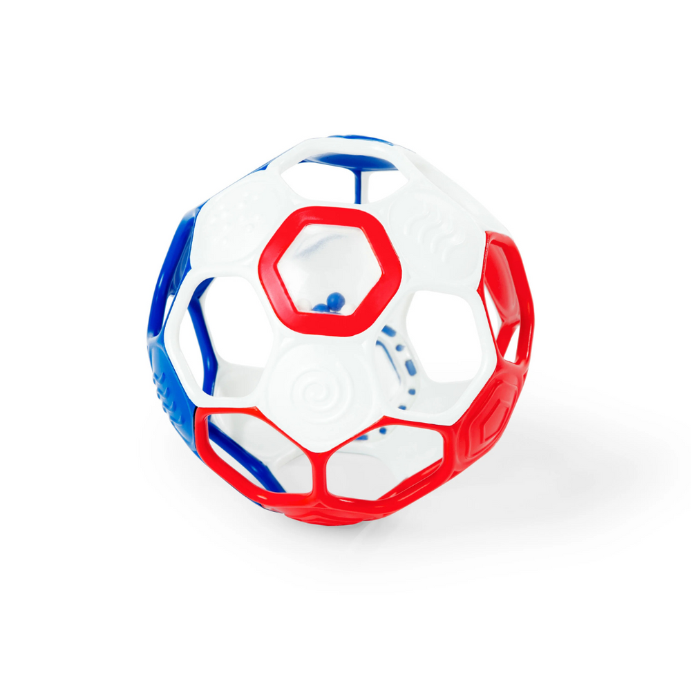 Bright Starts - Minge zornaitoare Grippin' Goals Alb-Albastru