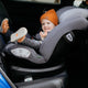 Scaun auto iSize 40-150 cm Coccolle Nyota Moonlit grey+Coccolle Parasolar auto cu ventuze
