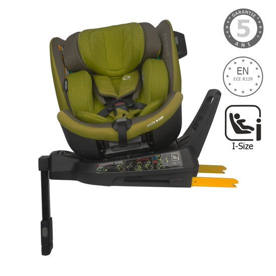 Scaun auto iSize 40-150 cm Coccolle Mago Olive khaki