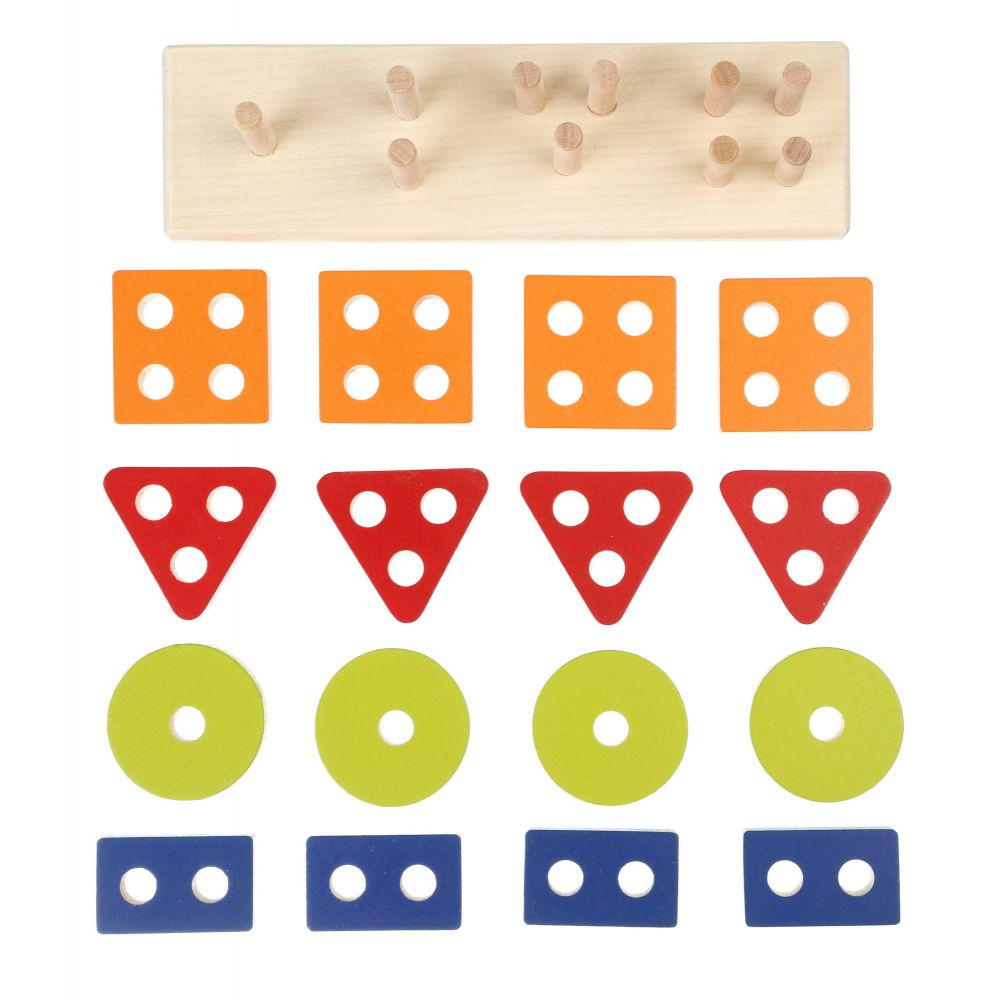Jucarie din lemn, Cubika, Sortator forme geometrice 02 - gogobaby.ro