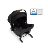 Nuna - Scoica auto cu ISOFIX integrat PIPA urbn Caviar, nastere - 75 cm, testata inclusiv la impact lateral, conform ECE R129 si testata ADAC