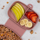 Caserola compartimentata din silicon cu ventuza, AppeKids Magic Box - Old Rose