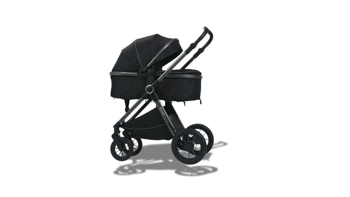 Carucior Luxmom Breath 3 in 1 NEGRU