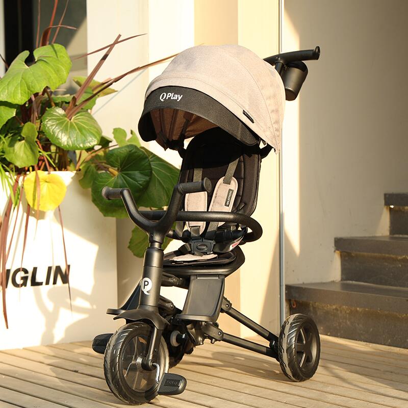 Tricicleta ultrapliabila Qplay Nova Niello Roz - gogobaby.ro
