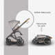 Carucior modular 2in1 Coccolle Nessia Diamond black