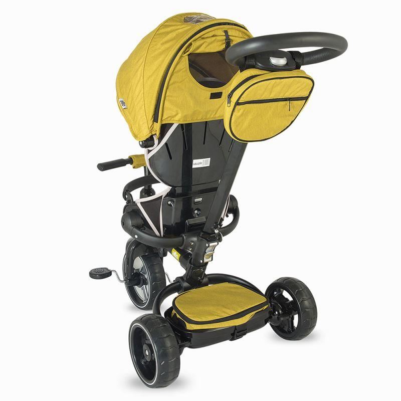 Tricicleta multifunctionala COCCOLLE Alto mustar - gogobaby.ro