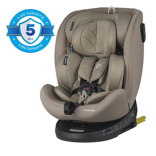Scaun auto iSize 40-150 cm Coccolle Nova Sand beige - gogobaby.ro