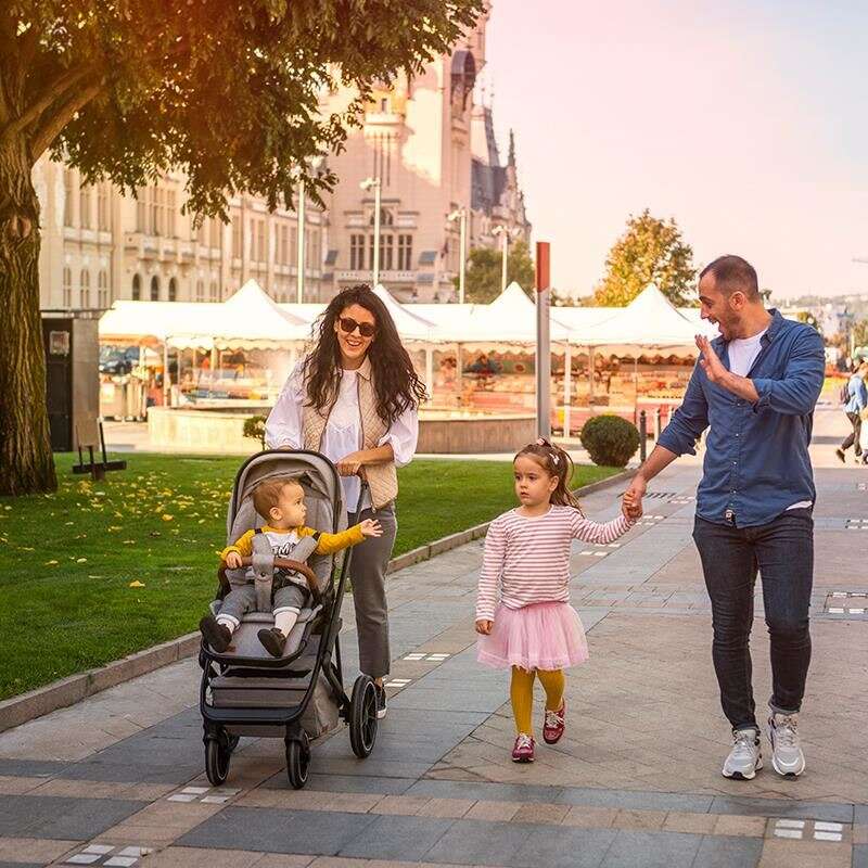 Carucior modular 2in1 Coccolle Nessia Anthracite - gogobaby.ro