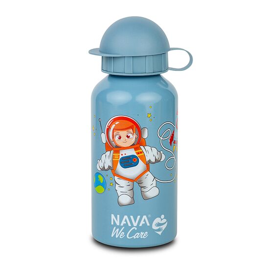 Sticla termoizolanta Nava We care 400 ml albastru