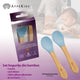 Set Lingurite din bambus, AppeKids - Aqua Blue