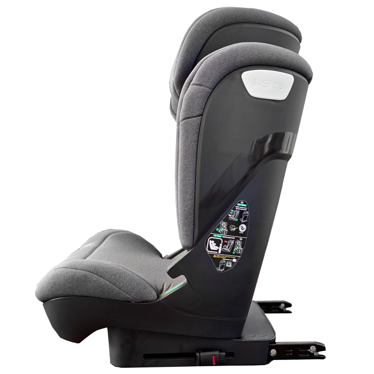 Scaun auto Appekids, I-SIZE, 100 -150 cm, Q-Fix - Grey