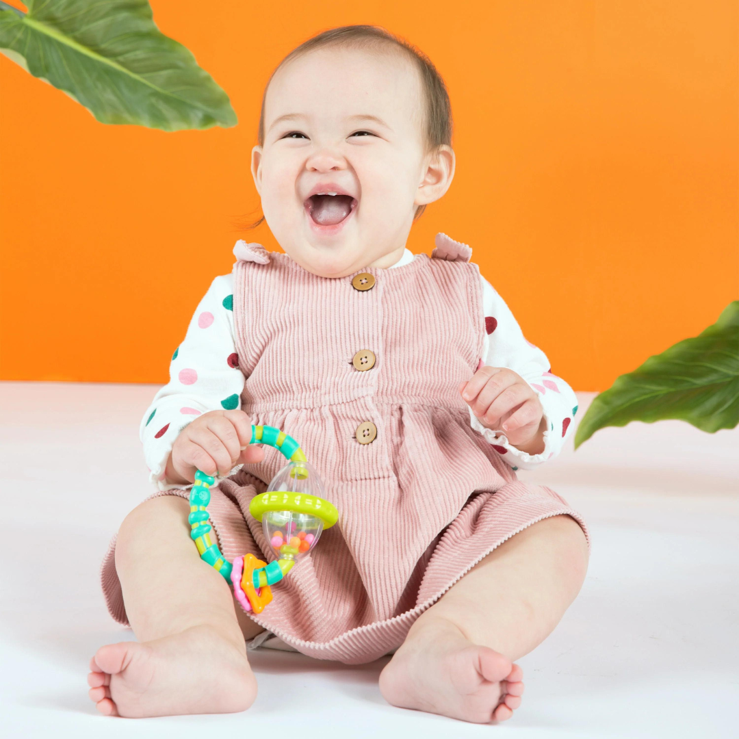 Bright Starts - Set cadou 8 buc dintitori usor de prins “Teeth Relief” - gogobaby.ro