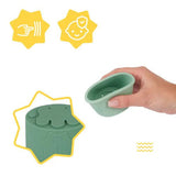 Badabulle - Set 7 jucarii stivuibile pentru baie