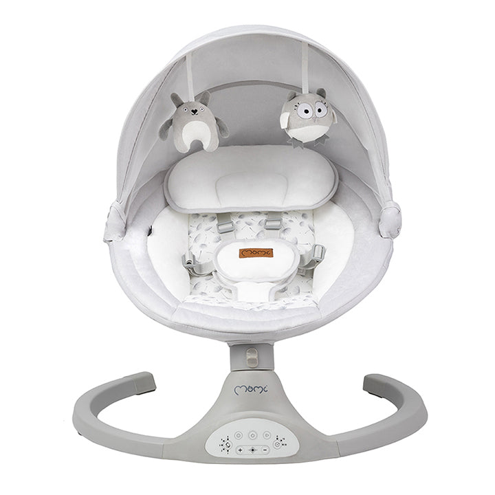 Balansoar electric MoMi Lami, Light Grey - gogobaby.ro