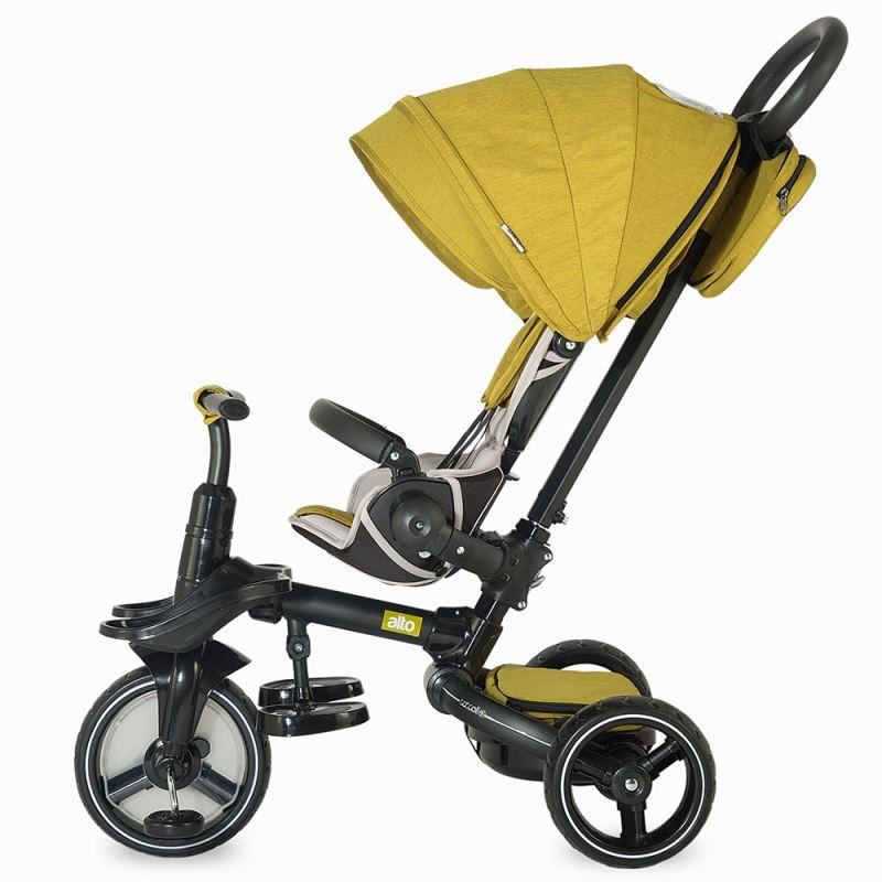 Tricicleta multifunctionala COCCOLLE Alto mustar - gogobaby.ro