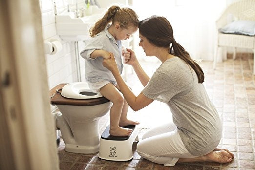 BabyBjorn - Reductor pentru toaleta Toilet Training Seat White/Grey