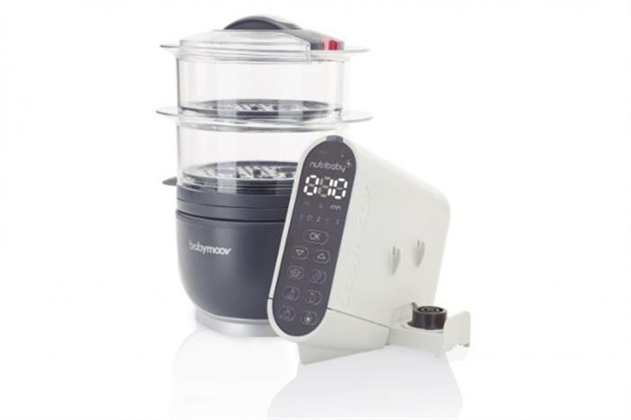 Babymoov - Robot multifunctional 5 in 1 Nutribaby (+) Industrial Grey - gogobaby.ro