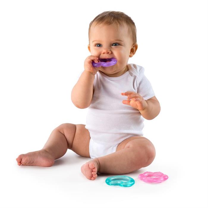 Bright Starts - Set jucarii pentru dentitie Chill & Teethe Pink