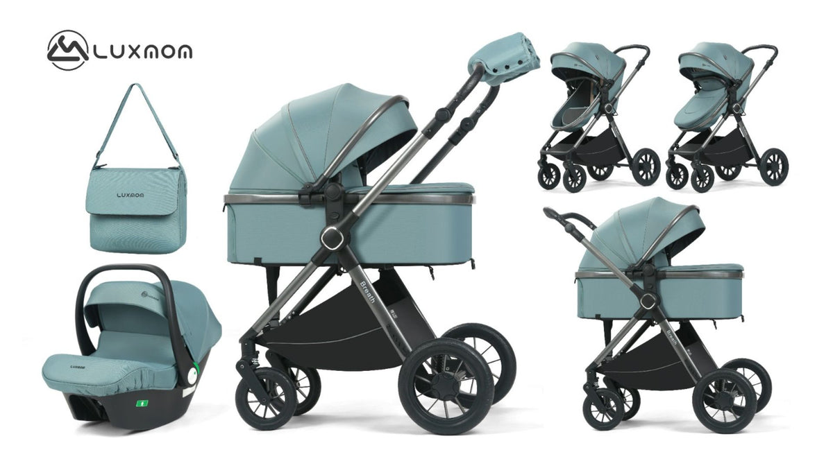 Carucior Luxmom Breath 3 in 1 VERDE