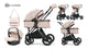 Carucior Luxmom Breath 3 in 1 CREM