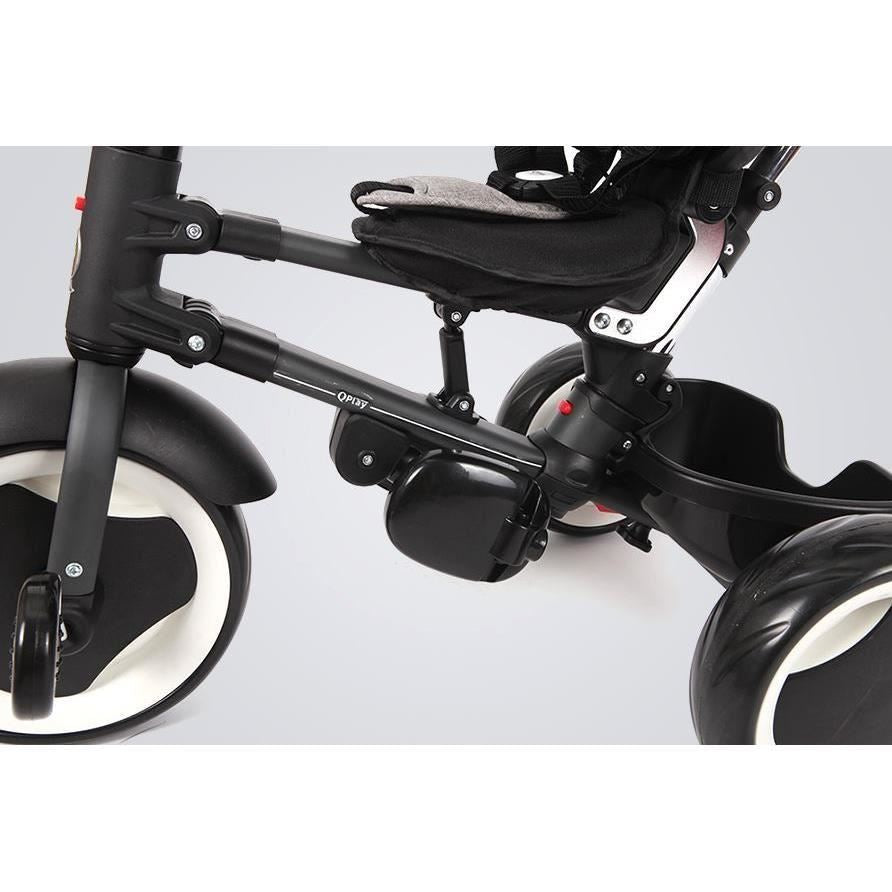 Tricicleta pliabila pentru copii QPlay Rito Gri - gogobaby.ro