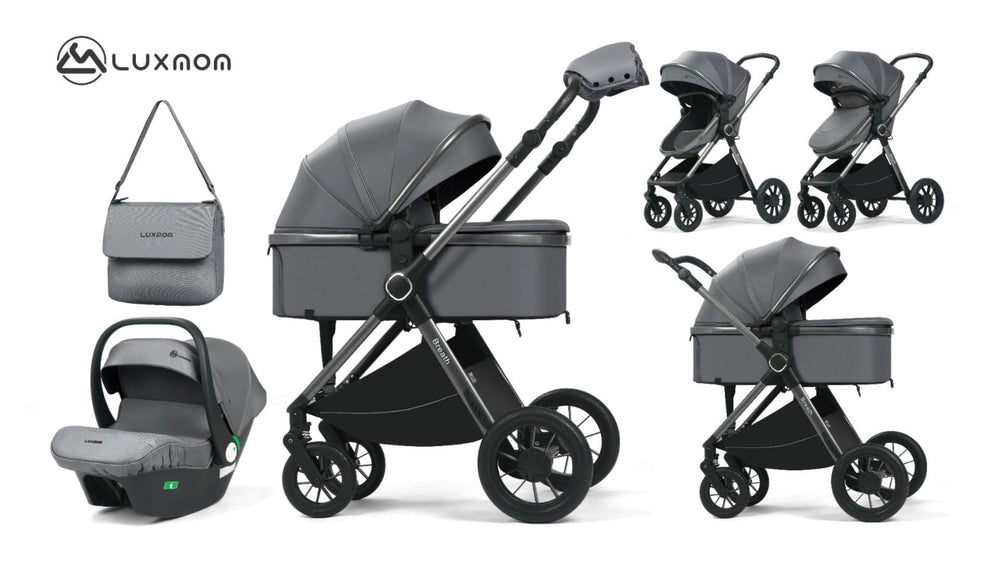 Carucior Luxmom Breath 3 in 1 GRI