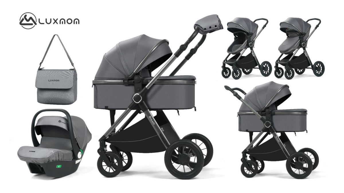 Carucior Luxmom Breath 3 in 1 GRI