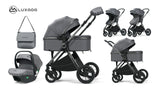 Carucior Luxmom Breath 3 in 1 GRI