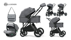 Carucior Luxmom Breath 3 in 1 GRI