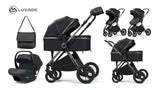 Carucior Luxmom Breath 3 in 1 NEGRU