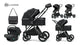 Carucior Luxmom Breath 3 in 1 NEGRU