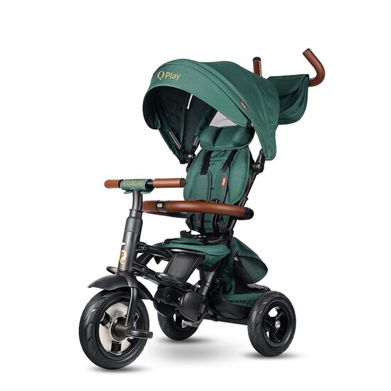 Tricicleta pliabila QPlay Rito Deluxe Verde - gogobaby.ro