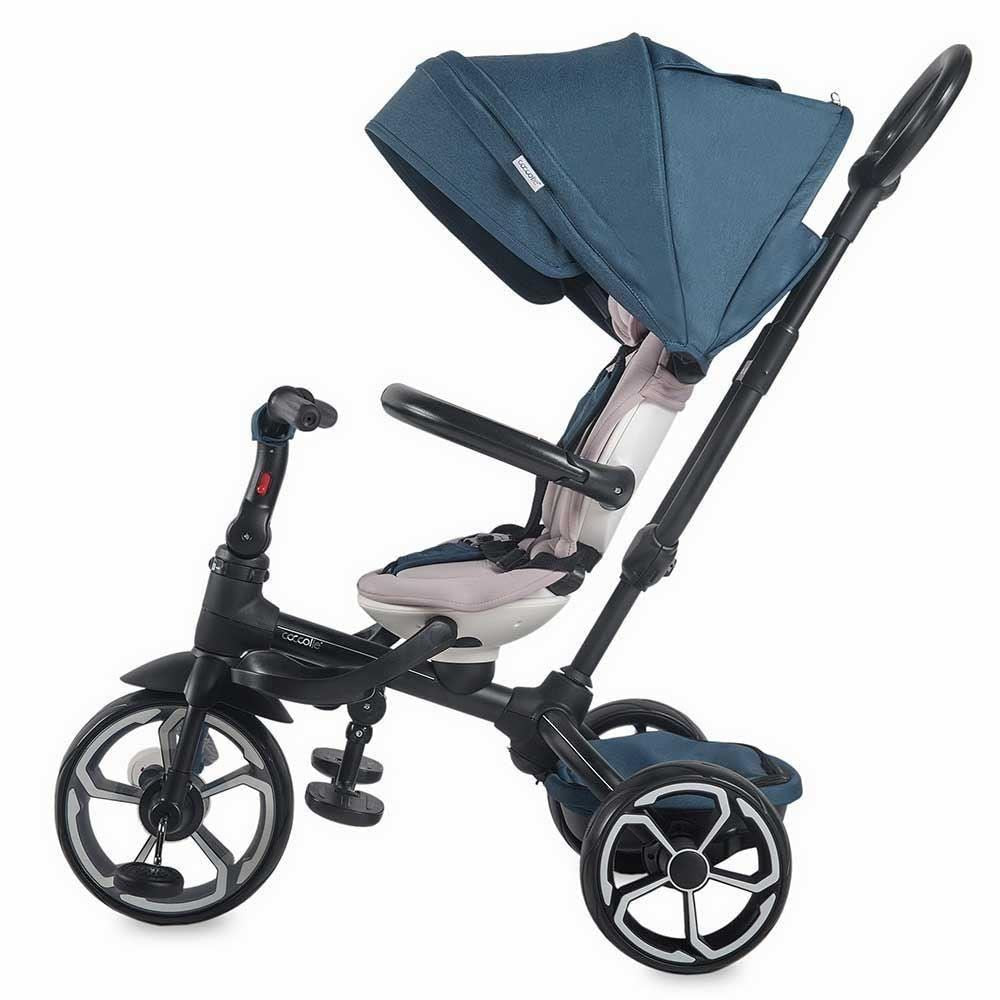 Tricicleta multifunctionala Coccolle Modi+ Albastru - gogobaby.ro