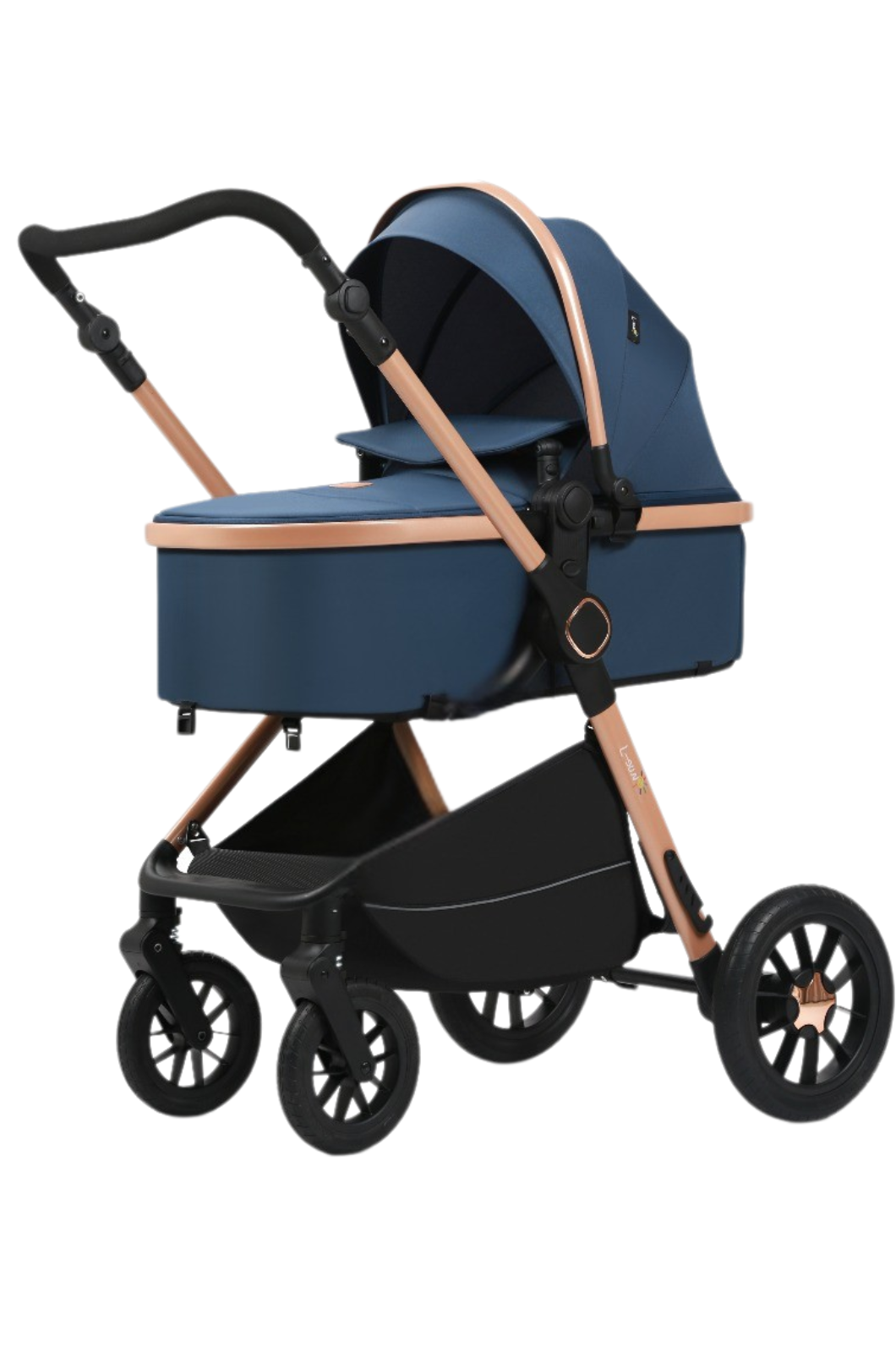 Carucior L-Sun Marina 3 in 1 ALBASTRU