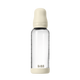 BIBS - Set complet biberon din sticla anticolici cu tetina din latex, flux mediu, 240 ml, Ivory