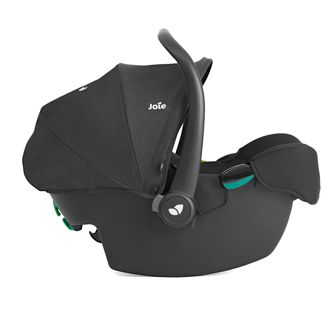 Joie - Scoica auto i-Snug 2 cu tetiera reglabila, 40-75 cm, Raven, testata ADAC si certificata R129